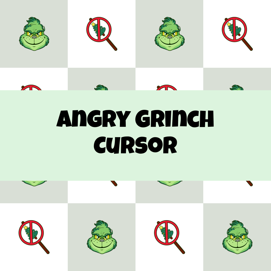Preview Angry Grinch cursor custom cursor pack